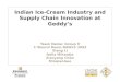Indian Ice-Cream Industry and Supply Chain Innovation at  Geddy’s
