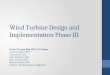 Wind Turbine Design and Implementation Phase III