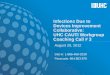 Infections Due to Devices Improvement Collaborative: UHC CAUTI Workgroup Coaching Call # 3