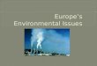 Europe’s Environmental Issues