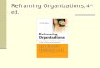 Reframing Organizations ,  4 th  ed