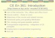 CE En 361: Introduction (et.byu/~msaito/CE361MS)