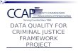 Data Quality for Criminal Justice Framework Project