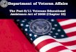 Department of Veteran Affairs The Post-9/11 Veterans Educational