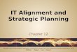 IT Alignment and Strategic Planning