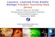 Lessons  Learned From Kiddie Kollege  Franklin Township New Jersey
