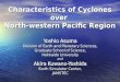 Characteristics of Cyclones over  North-western Pacific Region