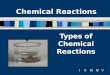 Types  of Chemical Reactions
