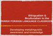 Bilingualism & Biculturalism in the