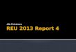 REU 2013 Report 4