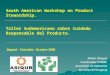 South American Workshop on Product Stewardship