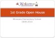1st Grade Open House