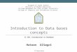 Introduction to Data bases concepts