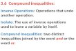 3.6  Compound inequalities: