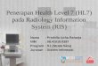 Penerapan Health Level 7  (HL7)  pada Radiology Information System  (RIS)