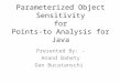 Parameterized Object Sensitivity for Points-to Analysis for Java