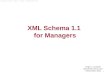 XML Schema 1.1  for Managers