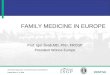 FAMILY MEDICINE IN EUROPE