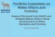Portfolio Committee on Water Affairs and Forestry