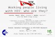 Working people living with HIV: who are they?