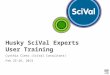 Husky  SciVal  Experts User Training