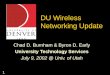 DU Wireless Networking Update