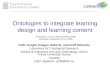 Ontologies to integrate learning design and learning content