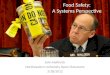Food Safety: A Systems Perspective