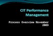 CIT Performance Management