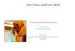 EFA 2012: Mixed  picture ,  some successes  but….. GMR 2012
