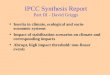 IPCC Synthesis Report Part III - David Griggs