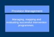 Provision Management