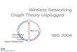 Wireless Networking Graph Theory Unplugged      WG 2004