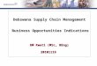 Debswana Supply Chain Management Business Opportunities Indications DM Kwati (MSc, BEng) 20101119