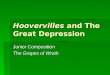 Hoovervilles  and The Great Depression