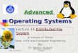 Advanced  Operating Systems