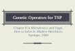 Genetic Operators for TSP