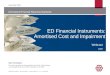 ED Financial Instruments: Amortised Cost and Impairment