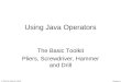 Using Java Operators