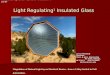Light Regulating 1  Insulated Glass