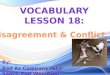 Vocabulary Lesson 18: