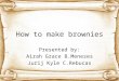 How to make brownies
