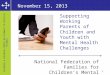 Supporting Working Parents of Children and Youth with Mental Health Challenges