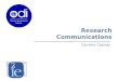 Research Communications