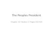 The Peoples President