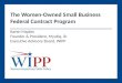 The Women-Owned Small Business  Federal Contract Program Karen Maples