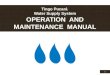 Tingo Pucará  Water Supply System OPERATION  AND MAINTENANCE  MANUAL