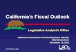 California’s Fiscal Outlook