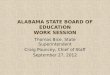 Alabama State Board of Education Work Session