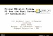 Edison Mission Energy: PI for the Next Generation  (of Generation)